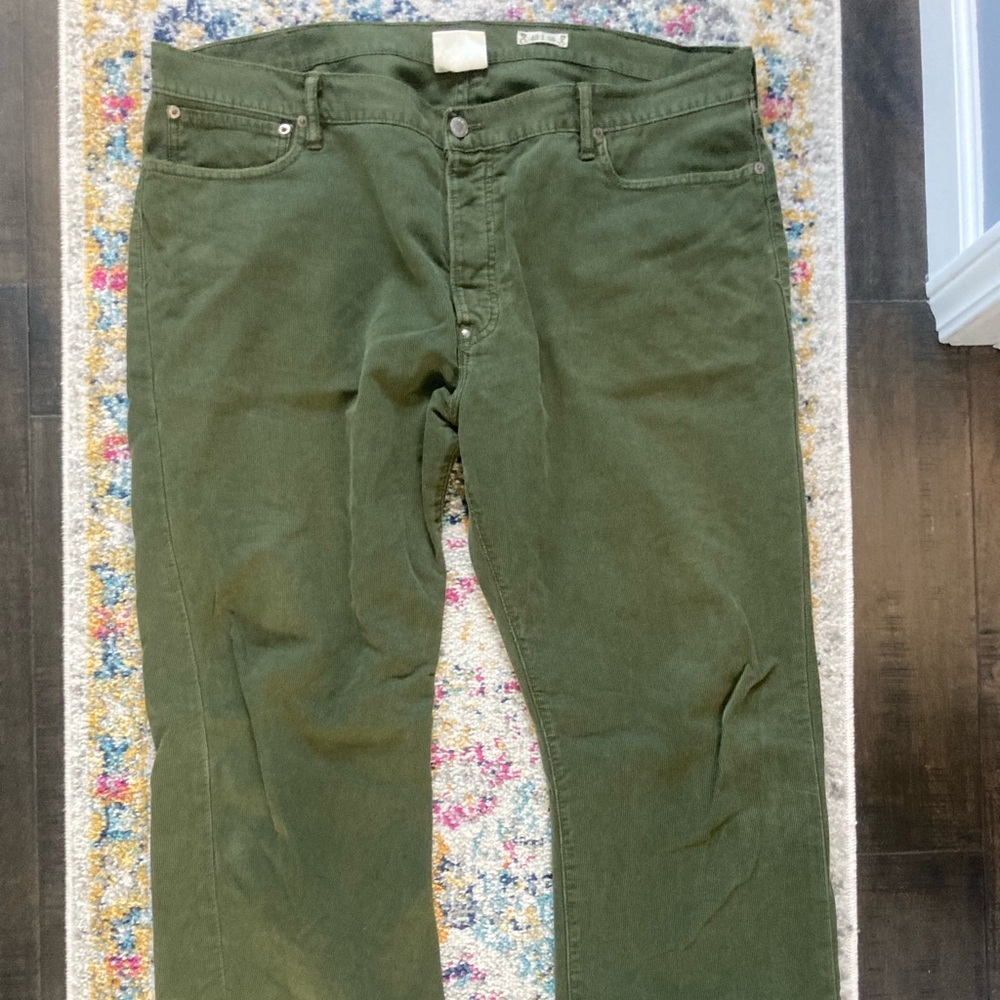 Green Corduroy Pants Ralph Lauren Polo 40” x 30”